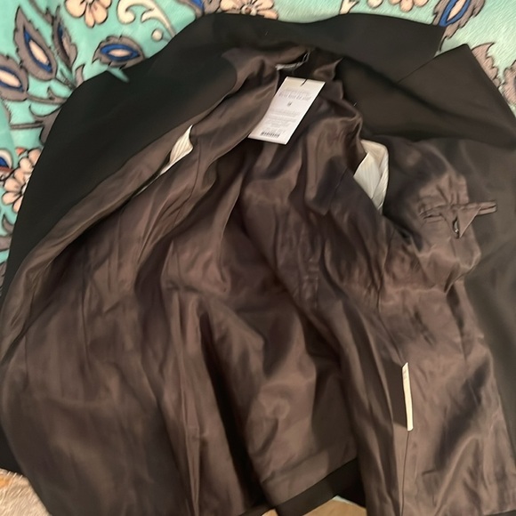 MM LaFleur The Collin’s Blazer NWT Tailored Black Hidden Placket Wool Blend 8 - Picture 12 of 12